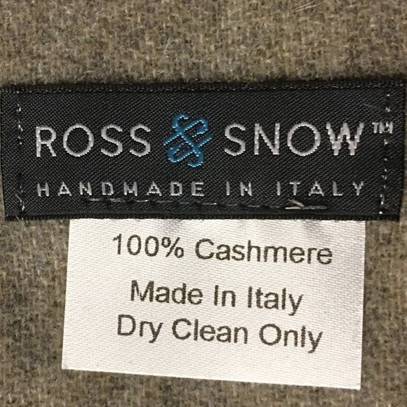 𝐑𝐎𝐒𝐒 ✳ 𝐒𝐍𝐎𝐖 100% Cashmere Unisex Inverno Scarf - NEW!!! - Picture 7 of 11